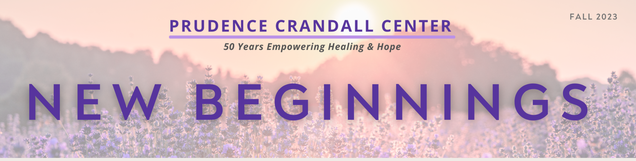 Newsletter Prudence Crandall